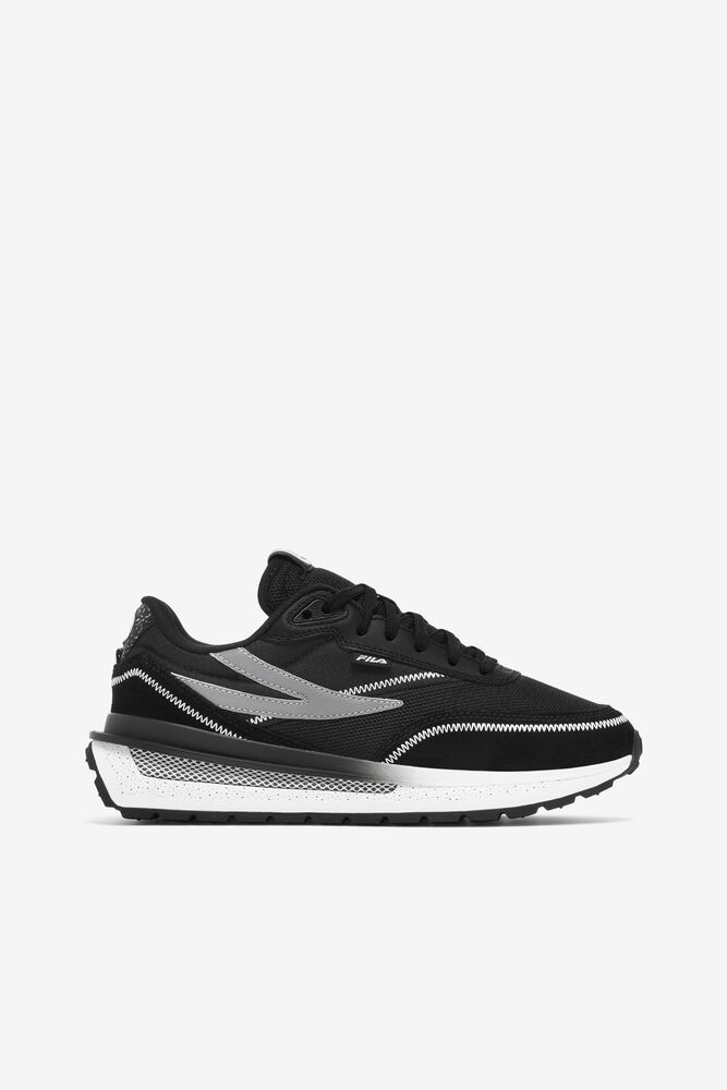 Fila Sneakers Renno Womens Black/White - India BHA-831456